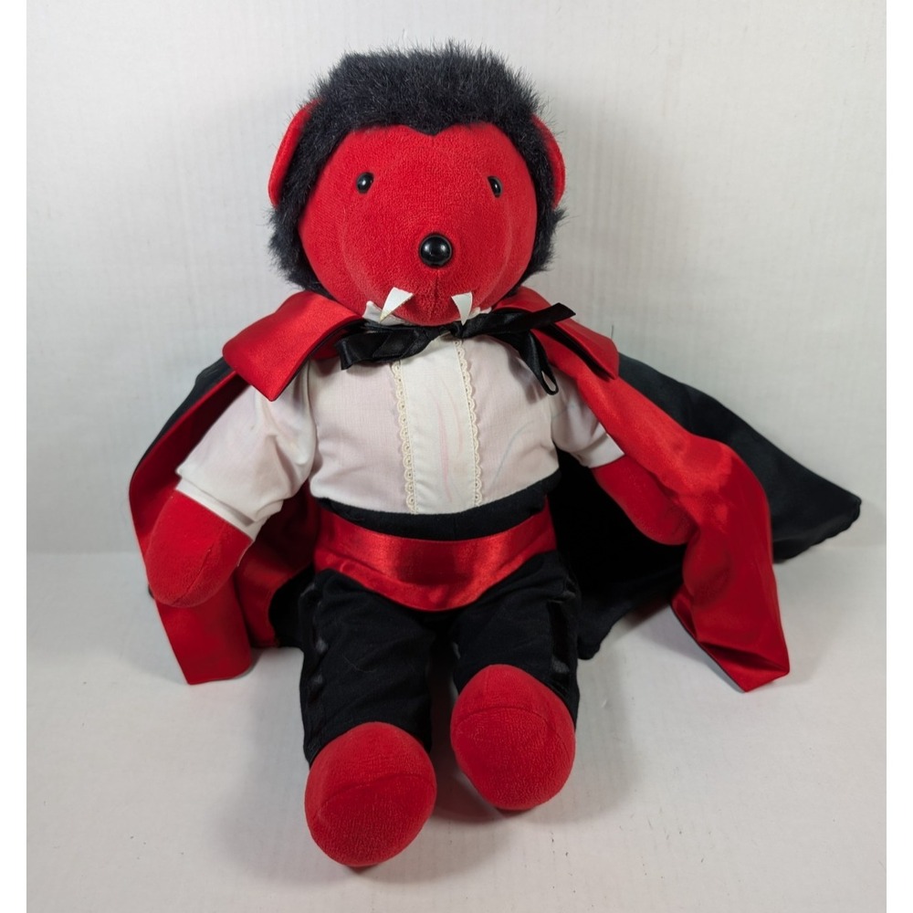 Vtg North American Bear Co Dracula Plush‎ 1986 Very Important Monsters Halloween